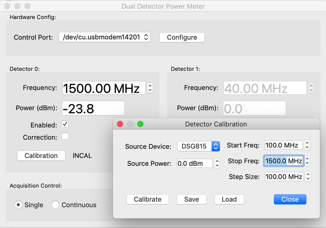 pwrmeter calibration