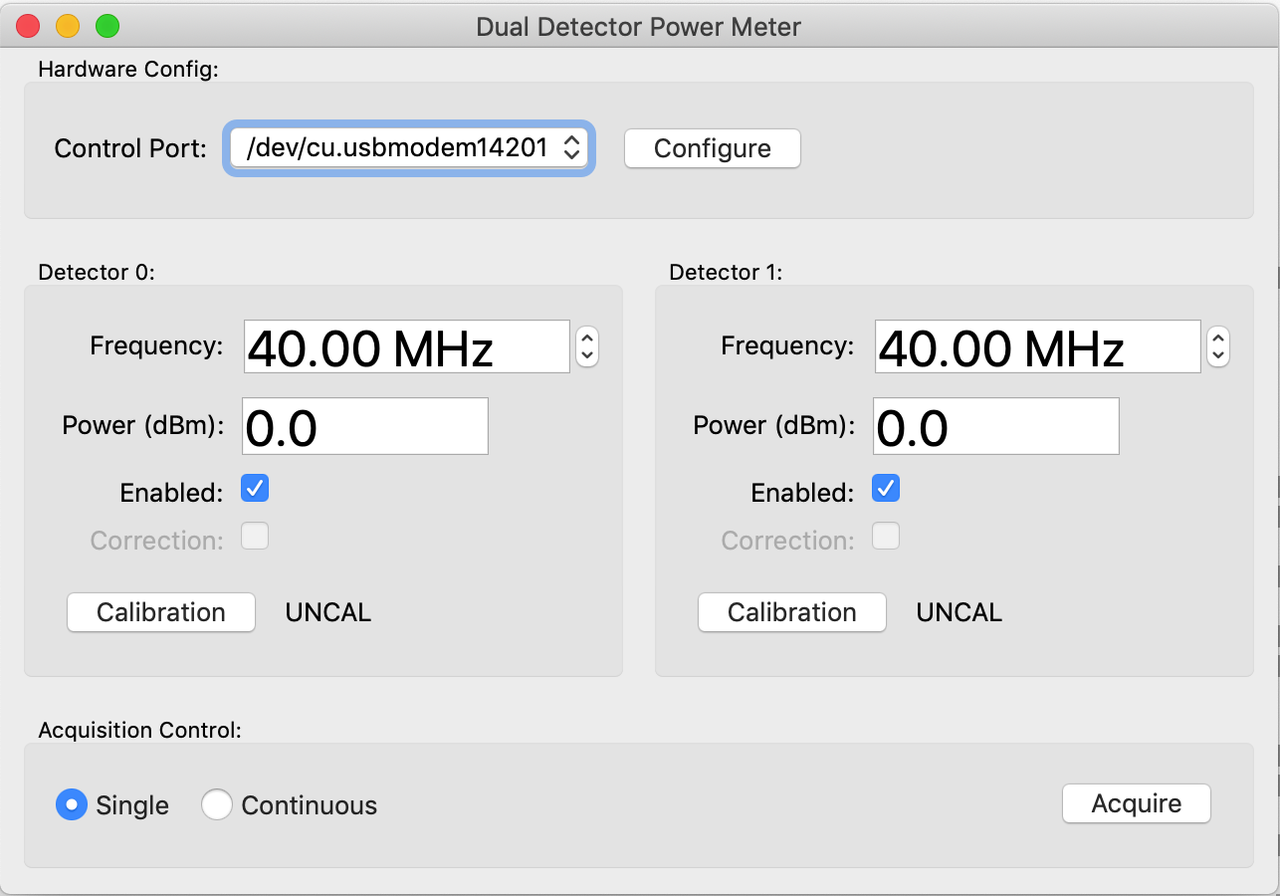 pwrmeter configured